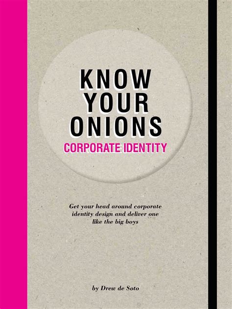 Know your onions : Corporate identity